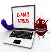 Znalezione obrazy dla zapytania email virus